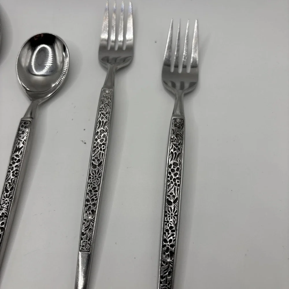 Stanley Roberts Stainless Flatware Soup Sugar Spoons Dinner Forks MARTEZ Japan